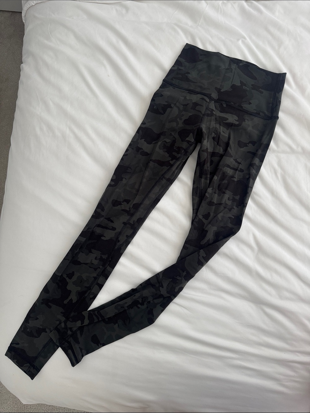 lululemon Align Dark Green & Black Camo High-Rise Leggings